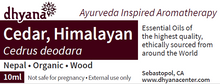 Load image into Gallery viewer, CEDAR, HIMALAYAN